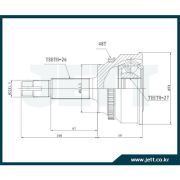 Шрус внешний JETT V419175ABS/TO-61A48/0110-061A48