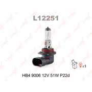Лампа LYNXauto HB4 9006 12V 51W P22D
