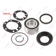 Комплект подшипника ступицы колеса LYNXauto WB1443/DAC40804445-KIT/90520-36045