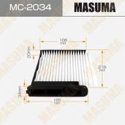 Салонный фильтр MASUMA MC-2034/BRC0231/AC2509