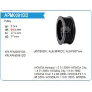 Шкив генератора Krauf APM0091DD/31141-PWA-004