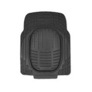 Коврики TRANSFORM, передние 2 шт 77х57 см, ПВХ, цвет чёрный
