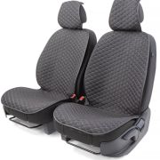 Накидки на передние сиденья «Car Performance», 2 шт., fiberflax CUS-1032 BK