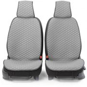 Накидки на передние сиденья «Car Performance», 2 шт., fiberflax CUS-1032 GY