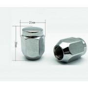 Гайка на колесо короткая 12*1.25 1006SL30 (ключ 21), h=35