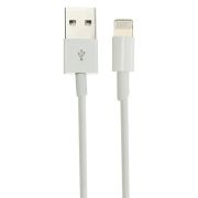 Кабель LuazON, Lightning - USB, 1 А, 0,9 м, белый