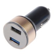 Автомобильный вольтметр, зарядное устройство Cartage 12-24 В, 2 USB 2А,