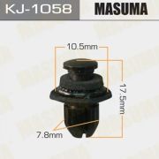 Клипса крепежная MASUMA KJ-1058