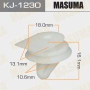 Клипса крепежная MASUMA KJ1230