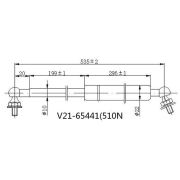 Амортизатор багажника JETT V21-65441	  INSIGHT  ZE2/ZE3