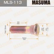 Шпилька для грузовика MASUMA MLS113/9-42331-605-4 Isuzu