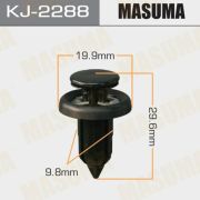 Клипса крепежная MASUMA KJ-2288