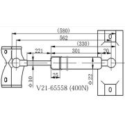 Амортизатор багажника JETT V2165558