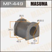 Втулка стабилизатора MASUMA /front ESCUDO/ TD52W, TD32W к-т2шт.MP-449/SZSB-003/42412-66D00