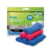 Салфетка «Kolibriya» Nimbi-40 Дом-Офис, набор Эконом, Микрофибра 25х25см, к-т6шт
