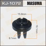 Клипса крепежная MASUMA KJ-1072