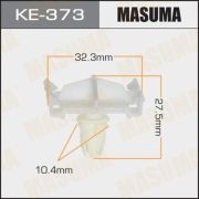 Клипса автомобильная (автокрепеж) MASUMA KE-373