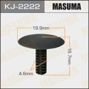 Клипса крепежная MASUMA KJ-2222