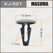 Клипса крепежная MASUMA KJ-521