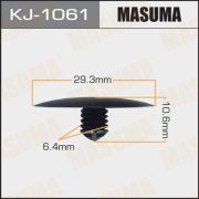 Клипса крепежная MASUMA KJ-1061