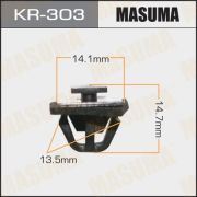 Клипса автомобильная (автокрепеж) MASUMA KR-303