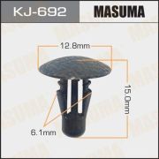 Клипса крепежная MASUMA KJ-692