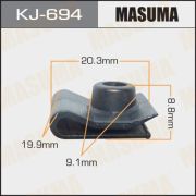 Клипса крепежная MASUMA KJ-694