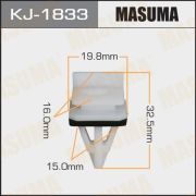 Клипса крепежная MASUMA KJ-1833