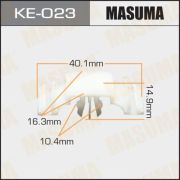 Клипса автомобильная (автокрепеж) MASUMA KE-023