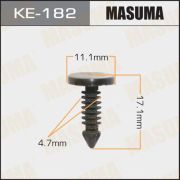 Клипса автомобильная (автокрепеж) MASUMA KE-182