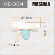 Клипса автомобильная (автокрепеж) MASUMA KE-334