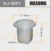 Клипса крепежная MASUMA KJ-831