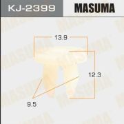Клипса крепежная MASUMA KJ-2399