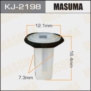 Клипса автомобильная  MASUMA KJ-2198