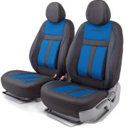 Чехлы на передние сиденья CUSHION COMFORT, материал хлопок CUS-0405 BK/BL