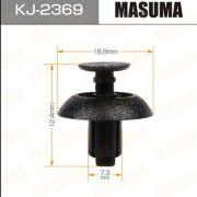 Клипса крепежная MASUMA KJ-2369