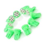 Светодиодная лампа для а/м T10-1206-8SMD 12V/зеленый
