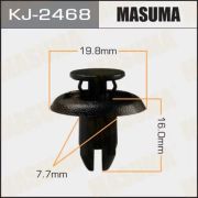 Клипса автомобильная MASUMA KJ-2468