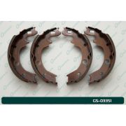 Колодки барабанные G-brake GS03351/FN3351/T-348/K3351