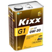 Масло моторное GS KIXX G1 0W30 SP син 4л L205644TE1