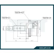 ШРУС внешний JETT V41-1154-ABS//0210-043A42/CO-5701A