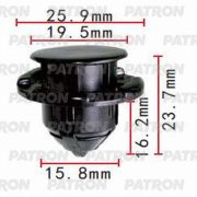 Клипса пластмассовая PATRON P37-1415 крепление брызговика,NISSAN