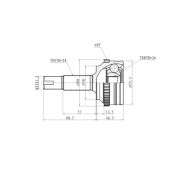 Шрус наружный JETT V419026ABS/TO-040A