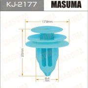 Клипса крепежная MASUMA KJ-2177