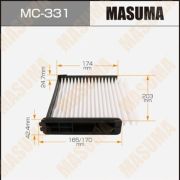 Салонный фильтр MASUMA MC-331/ AC-208E