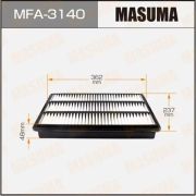 Воздушный фильтр MASUMA MFA3140/A-3017