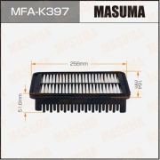 Воздушный фильтр MASUMA A0715  LHD HYUNDAI CRETA 16-