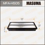 Воздушный фильтр MASUMA MFAH505 HONDA/ INSPIRE/ UC1 03-07