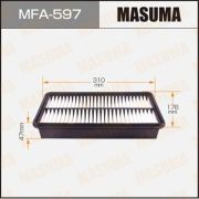 Воздушный фильтр MASUMA MFA597/A-474