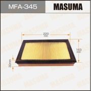 Воздушный фильтр MASUMA MFA345/AN-222V   пропитка